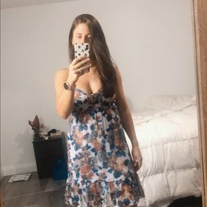 Floral Flowy Aerie Dress